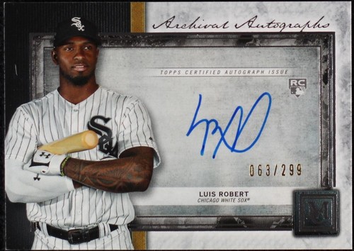 2020 Topps Museum Collection - Luis Robert #AA-LR