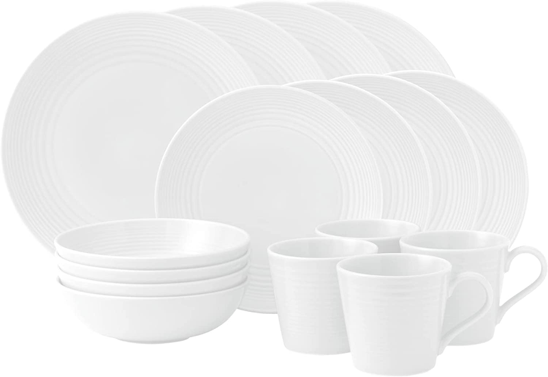 Exclusively for Gordon Ramsay Maze White 16-Piece Dinnerware