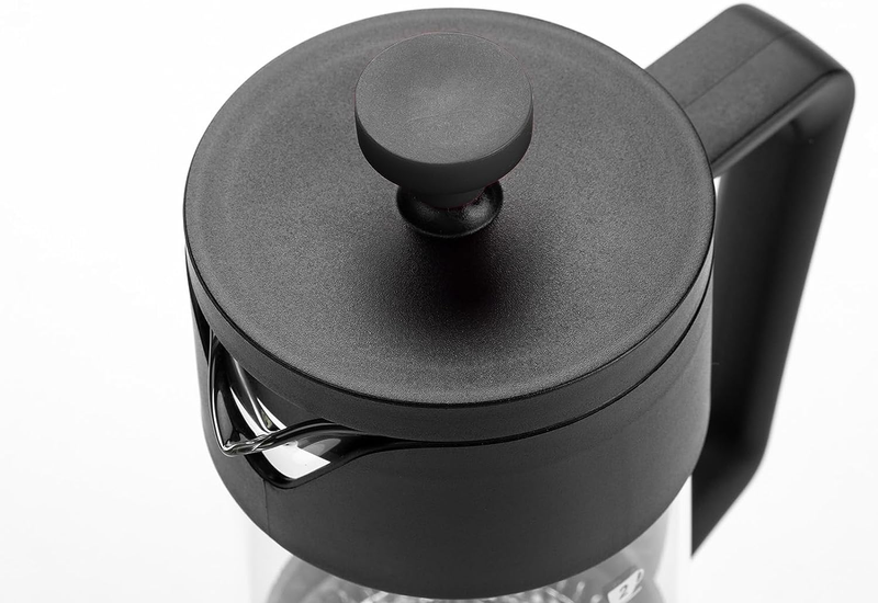 French Press Coffee Maker, Stainless Steel/High Borosilicate Glass Coffee Press,
