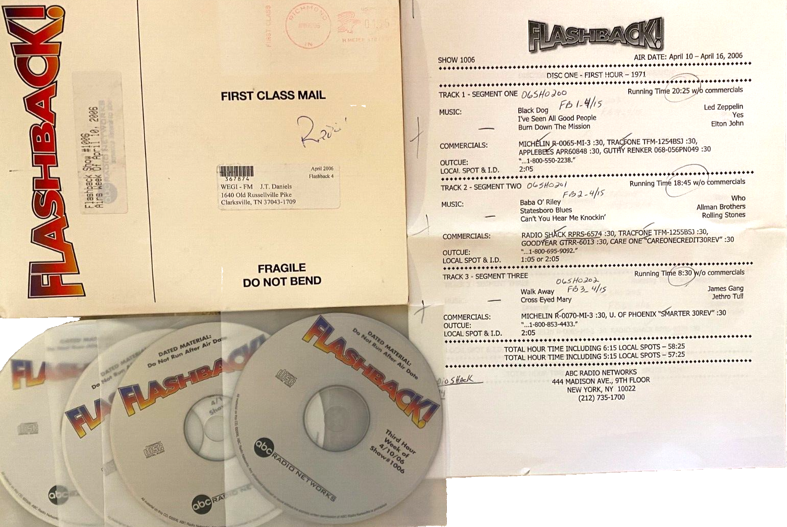 4/10/06 4 HR FLASHBACK TO 1971, 1987, SLEEPIN & DREAMIN 4/10/06 4 HR FLASHBACK TO 1971, 1987, SLEEPIN & DREAMIN