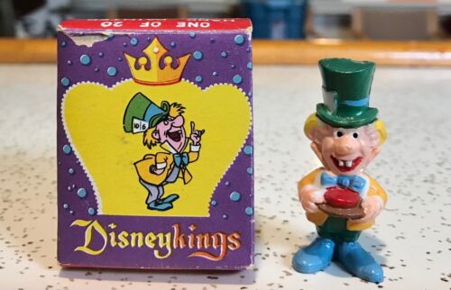 Louis Marx Disneykins Mad Hatter in Box Walt Disney toy figure 1960s Disneykings