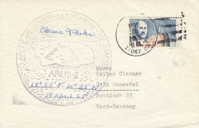 Beleg der Ice Drifting Station ARLIS II  vom 03.05.1965
