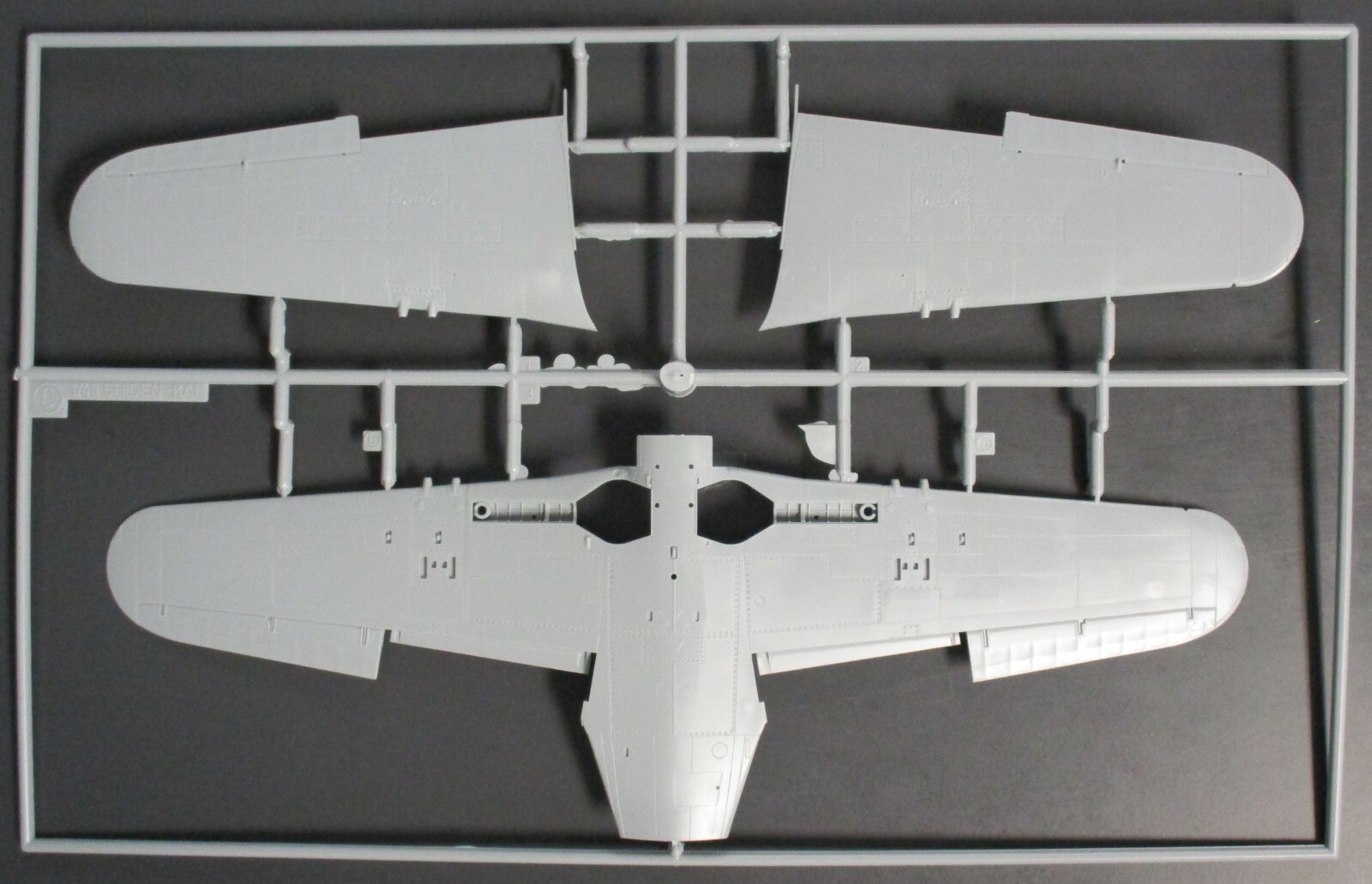 Hasegawa 1/48 Scale Kawanishi NIK2- J George - Parts Tree C Hasegawa 1/48 Scale Kawanishi NIK2- J George - Parts Tree C