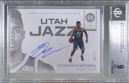 2017-18 Panini Encased - Donovan Mitchell #150