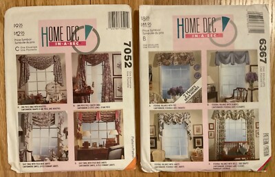 McCall's Home Decor Pattern Window Treatment Sewing