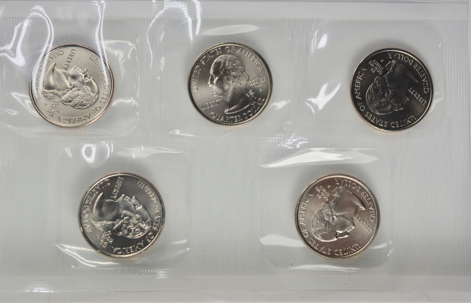 Lot 2005, 2006 Uncirculated 22 Coin's in each  set sealed box's