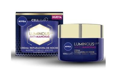 Crema de noche Nivea Luminous 630°cellular anti-manchas 50 ml