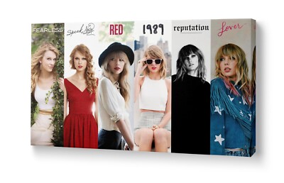 Music Fan Art Star Taylor Poster Pop Singer Girl Canvas Poster Print