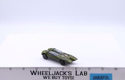 Splittin Image Olive Green Redline Hot Wheels 1968 Mattel Vintage Redline RL USA