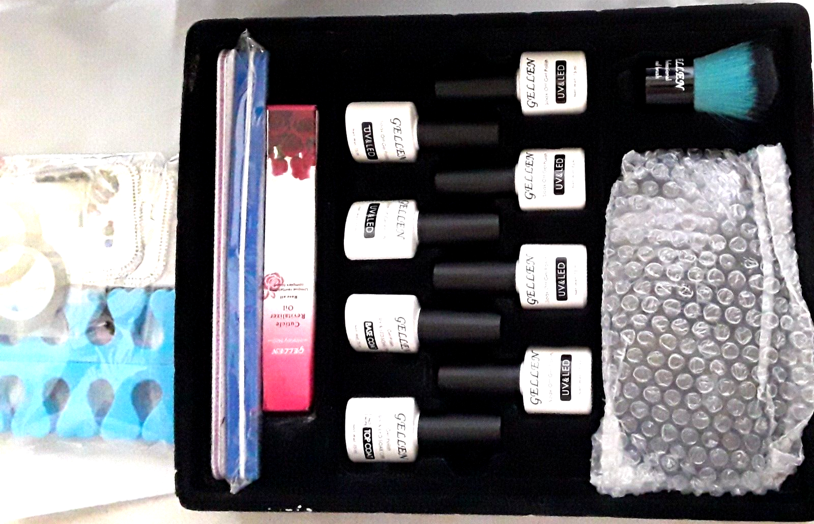 Starter Kit With Nail Light- Selected 6 Colors With Top B