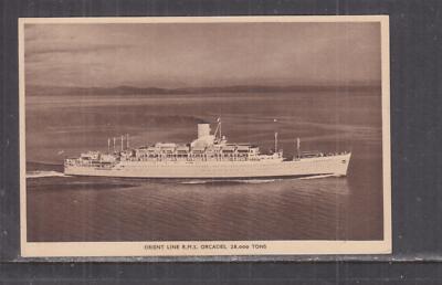 '' SS ORCADES '', ORIENT LINE, c1945 ppc., unused.