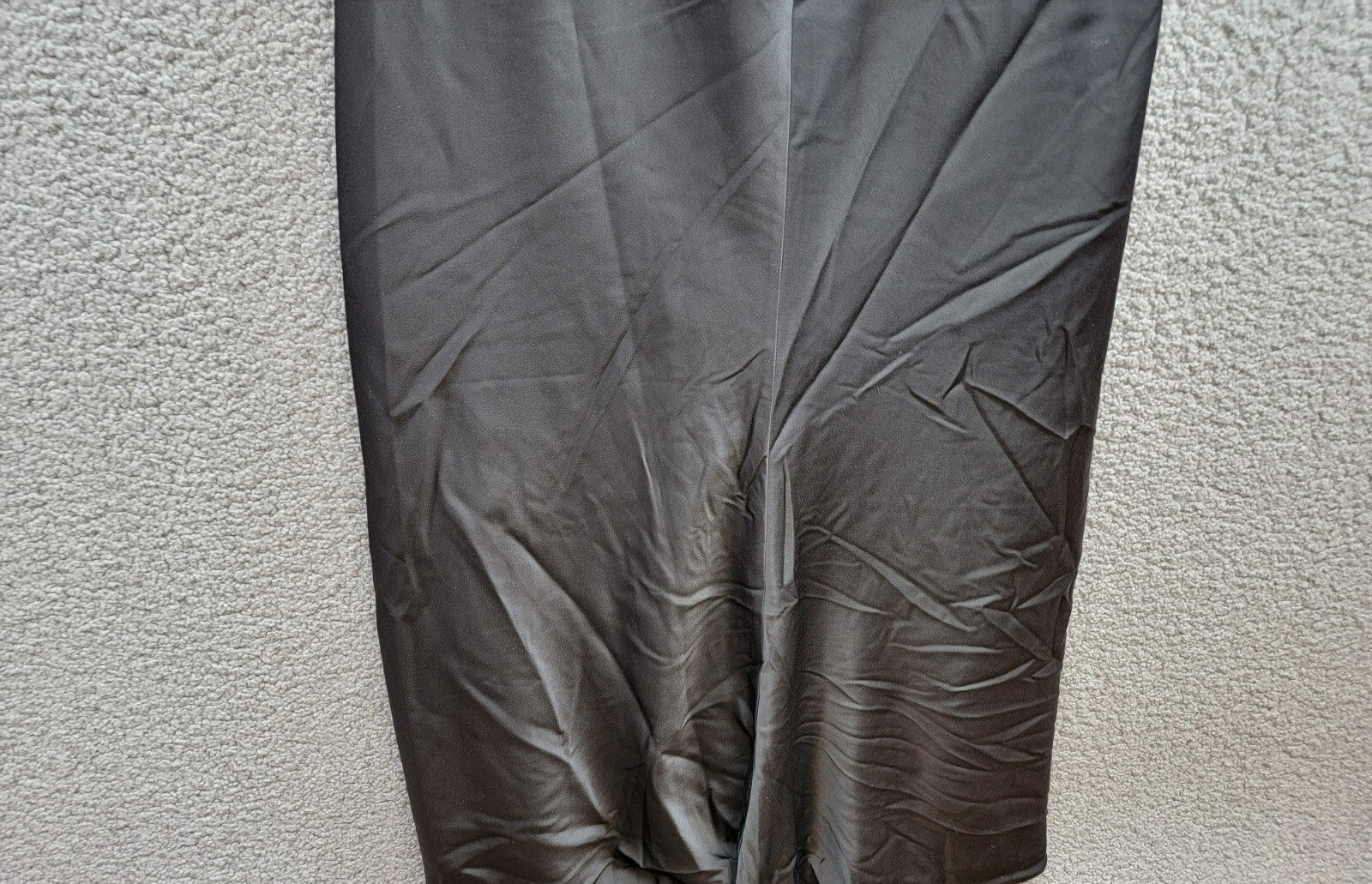 BCBGMAXAZRIA Cowl Neck Halter Gown Women's 6 Black Twist Detail Side Zip Closure - Picture 11 of 15
