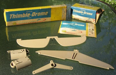 Genuine Thimble-Drome P-40 WARHAWK Parts Lot Gear Doors Elevator Bell Crank NOS