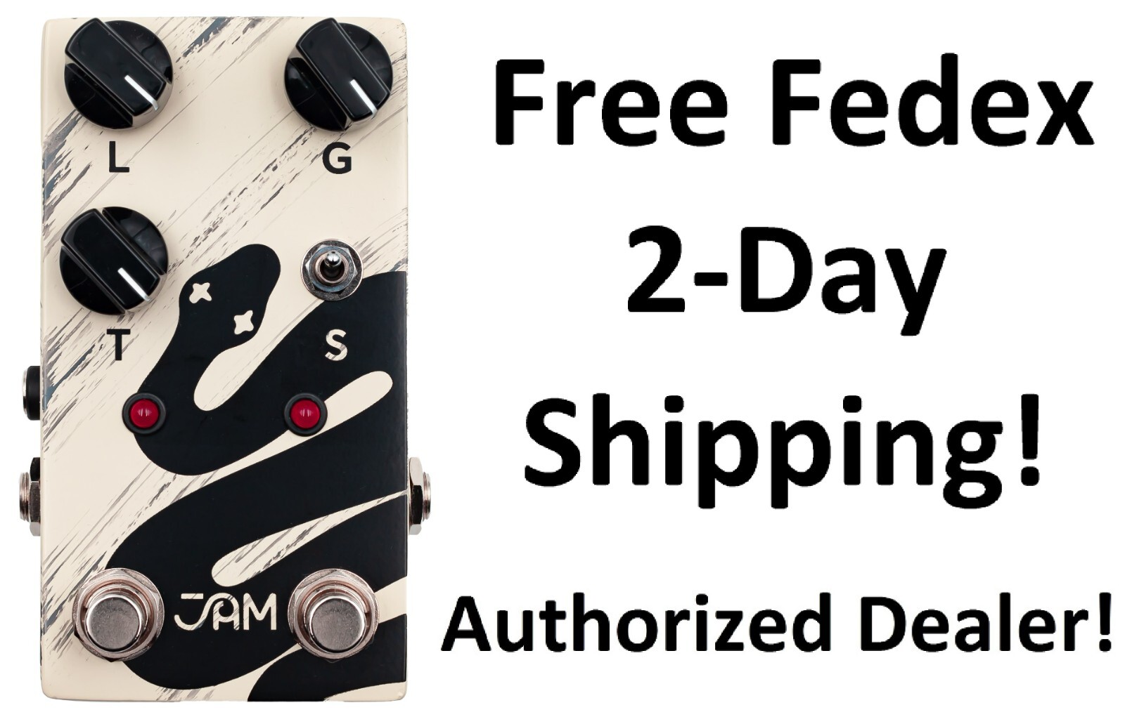 New JAM Pedals Rattler mk.2 Distortion Guitar Effects Pedal