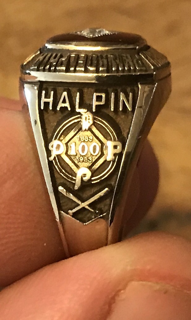 1983 Philadelphia Phillies national league champions championship staff ring