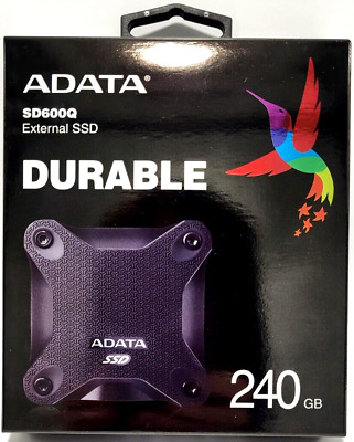 ADATA SD600Q 240GB, External SSD (ASD600Q-240GU31-CBK) *NEW*