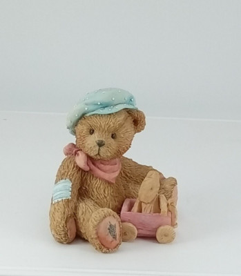 CHERISHED TEDDIES FIGURINE--HARRISON-WE'RE GOING PLACES