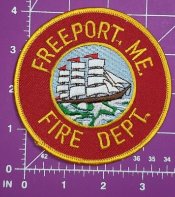 Freeport Maine Fire department round shoulder patch