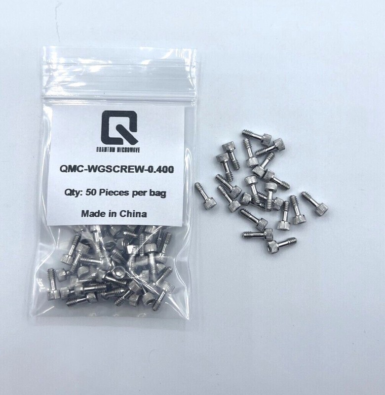 Lower Cost Millimeter Wave Waveguide Captive Screws 4-40 Thread -