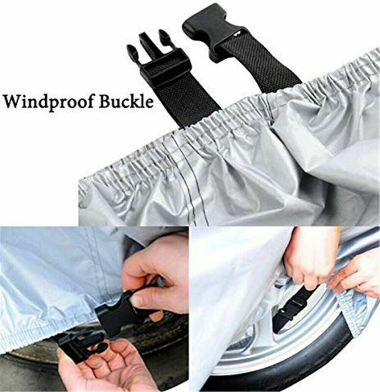XL Waterproof Motorcycle Cover Fit For Harley Dyna Wide Glide Softail Sportster