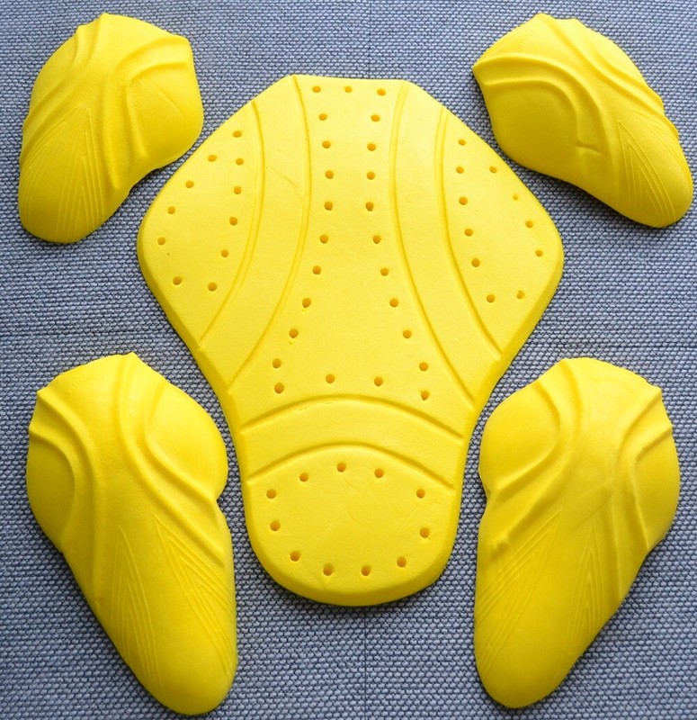 Ce 5x Protektoren Protektorenset Schulter Ellenenbogen RÃ¼Cken Motorrad Jacke Neu