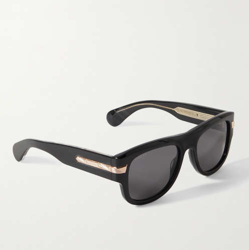 Pre-owned Gucci Gg1517s-001 Black Sunglasses In Gray