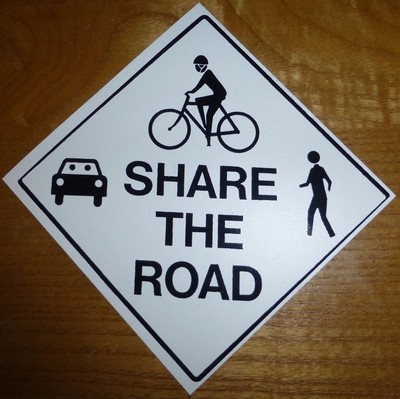 2 2X Bikes May Use Full Lane Vinyl Sticker Decal fixie mtb Mountain road