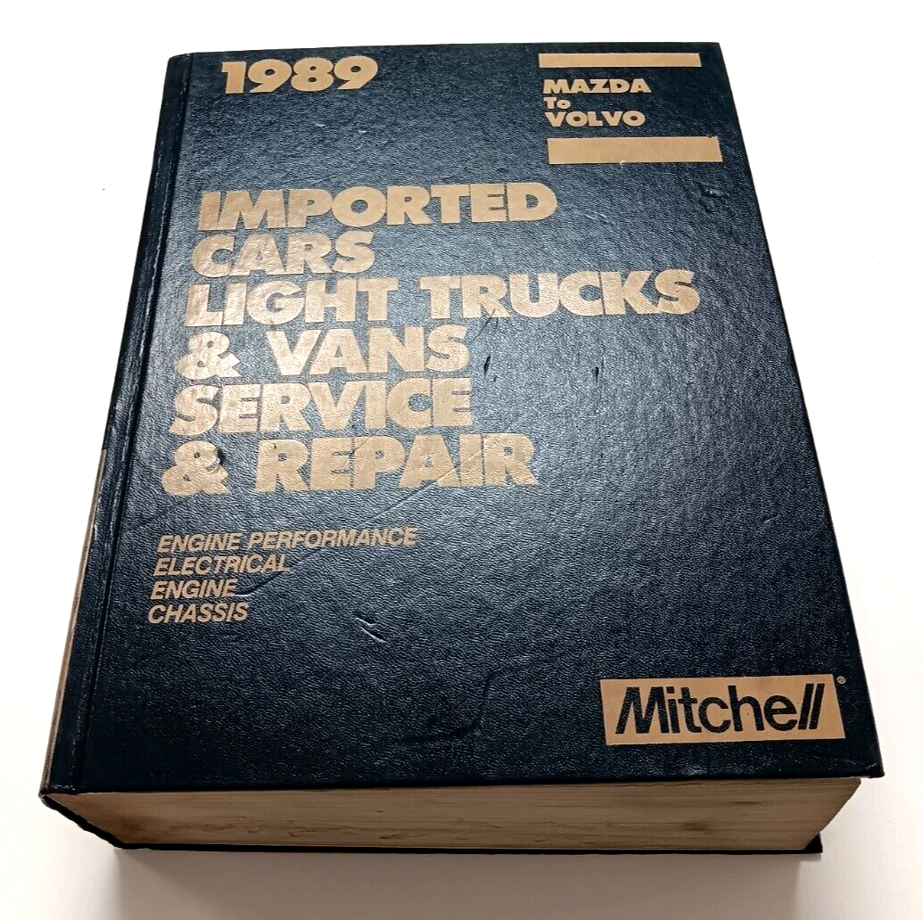 VINTAGE MITCHELL 1989 IMPORTED CARS LIGHT TRUCKS & VANS SERVICE