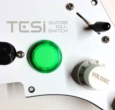 Tesi DITO Snap-in 24MM Guitar Arcade Button Kill Switch Translucent Green