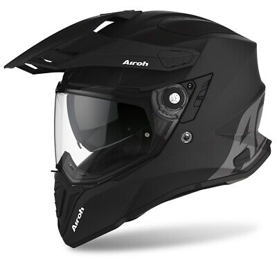 Motorcycle Helmet Integral Fiber Dual Airoh COMMANDER Black Matt Size XXL