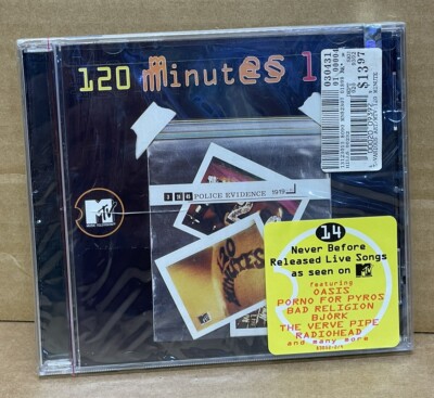 RARE 1998 MTV's 120 Minutes Live Artists CD Atlantic Oasis Radiohead Bjork NEW 