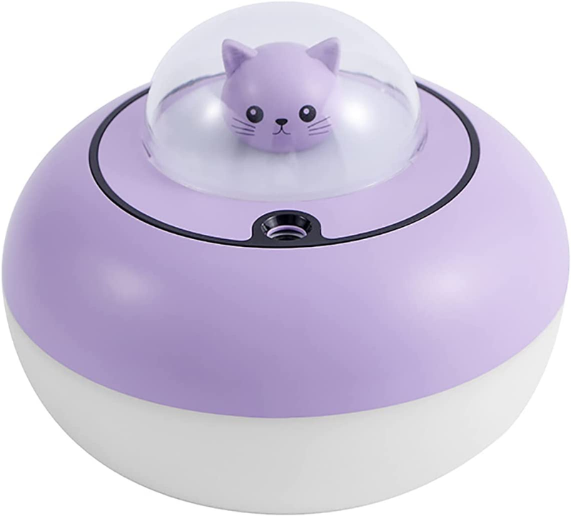 400ML Household Humidifier, Night Light Cold Fog Humidifier, Automatic Timing Of