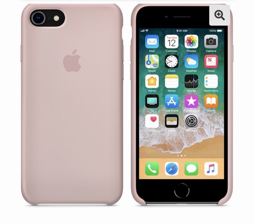 iPhone8 ピンク Apple iPhone 8 Silicone Fitted Case - Pink Sand, Lightweight