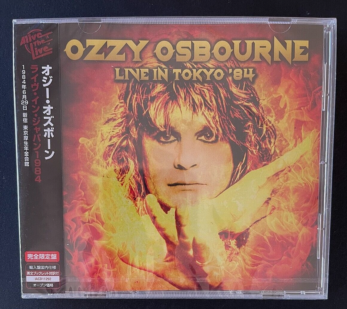 OZZY OSBOURNE Live In Tokyo 84 Bark At The Moon Tour cd JAKE
