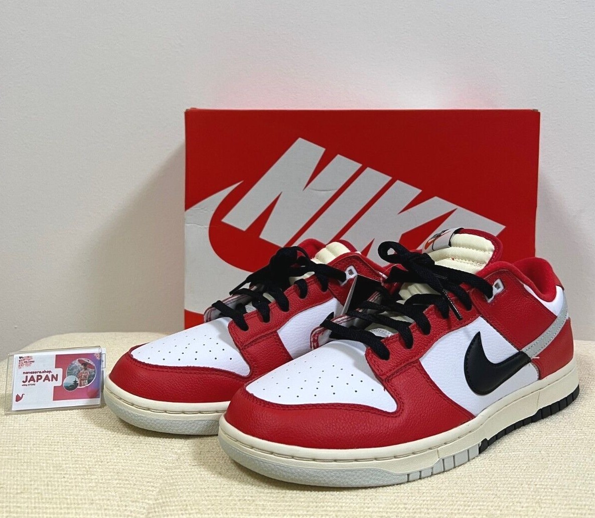 Nike Dunk Low Retro DZ2536-600 PRM Chicago Split BRAND NEW | eBay