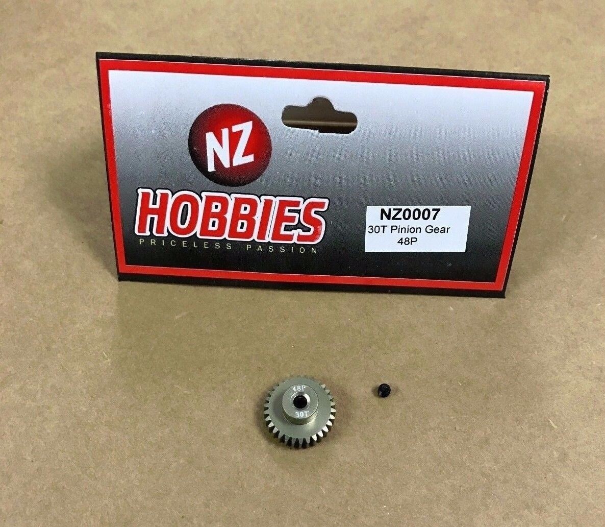NZHOBBIES 48DP / 48P 30T Aluminum Pinion Gear 48-Pitch 30-Tooth # NZ0007