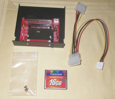 AKAI Z4/Z8 IDE CF COMPACT FLASH 16GB ADAPTER CARD READER WORKING