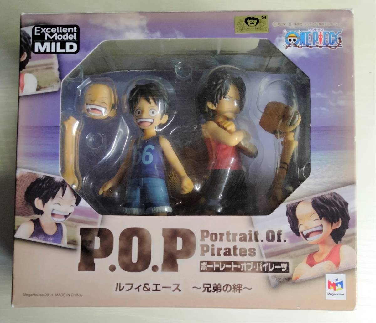 One Piece - P.O.PSL CB-EX Luffy & Ace Brother Bond Figure