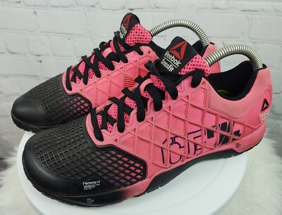 Reebok Crossfit Women's CF 74 Pink/Black Training Sneakers, Sz. 8.5