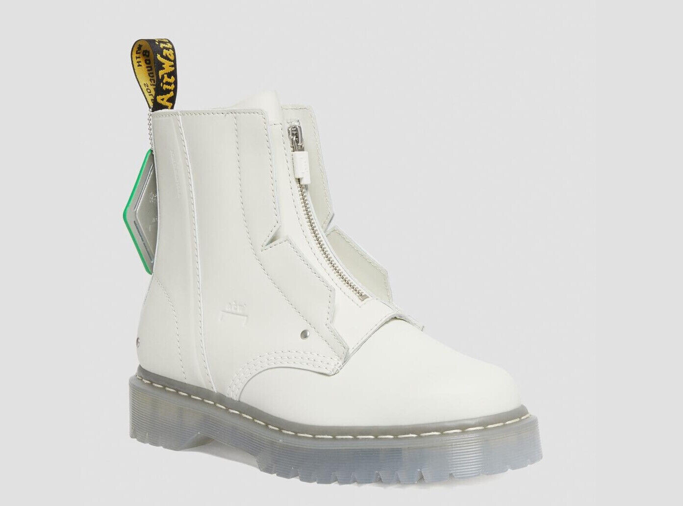 Pre-owned Dr. Martens A Cold Wall X  1460 Pascal Bex Acw Leather Boots Us M 8/w 9 In White