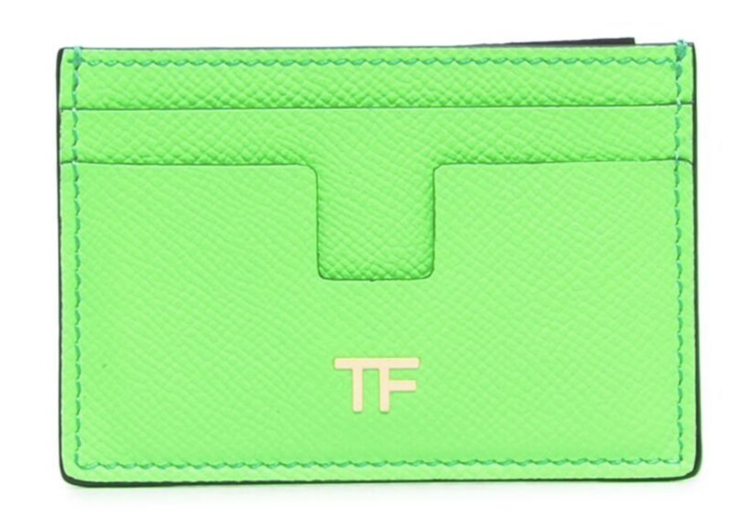 Pre-owned Tom Ford Tf Card Case Money Bag Briefcase Purse Card Holder Briefcase Wallet In Green