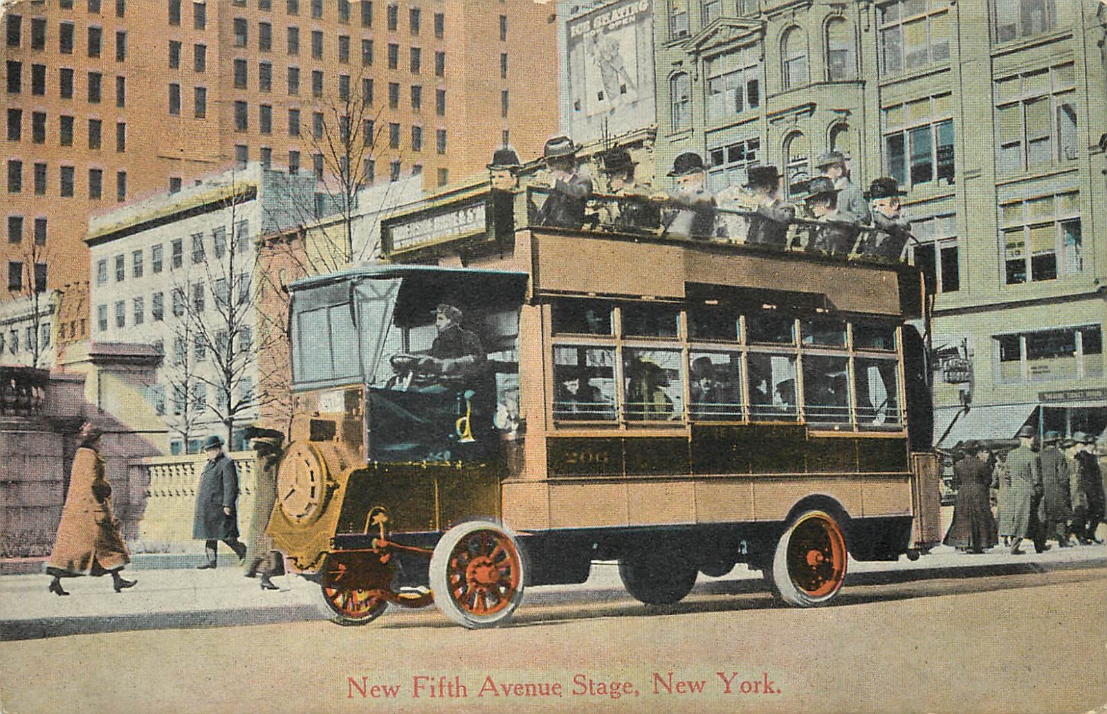 New Fifth Avenue Stage Double Decker Bus, New York NY