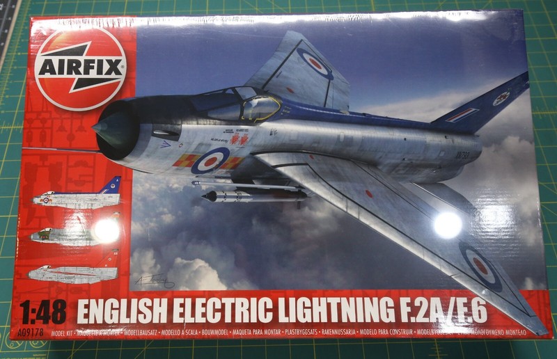 Airfix 1/48 English Electric Lightning F.2A/F.6  Kit No A09178