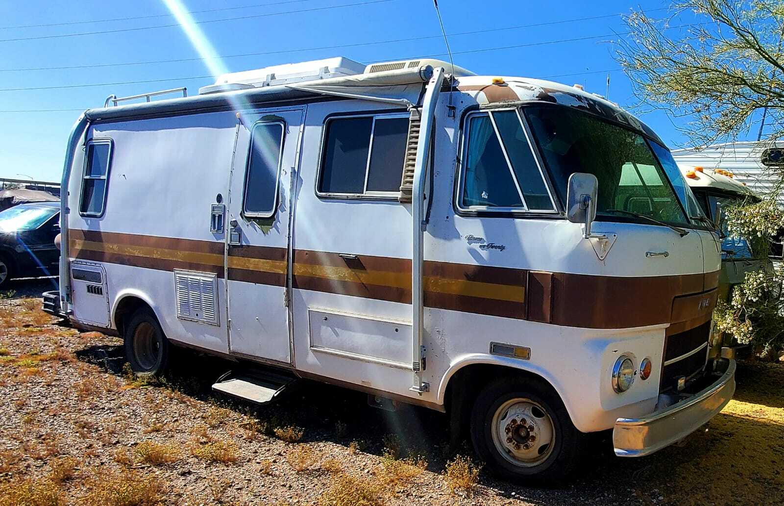 1976 Dodge Travco 220 Rv Motorhome Chrysler 440 V8 727 Trans Barn Find