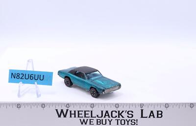 Custom T-Bird Aqua 1968 Redline Hot Wheels Mattel Vintage Redline RL