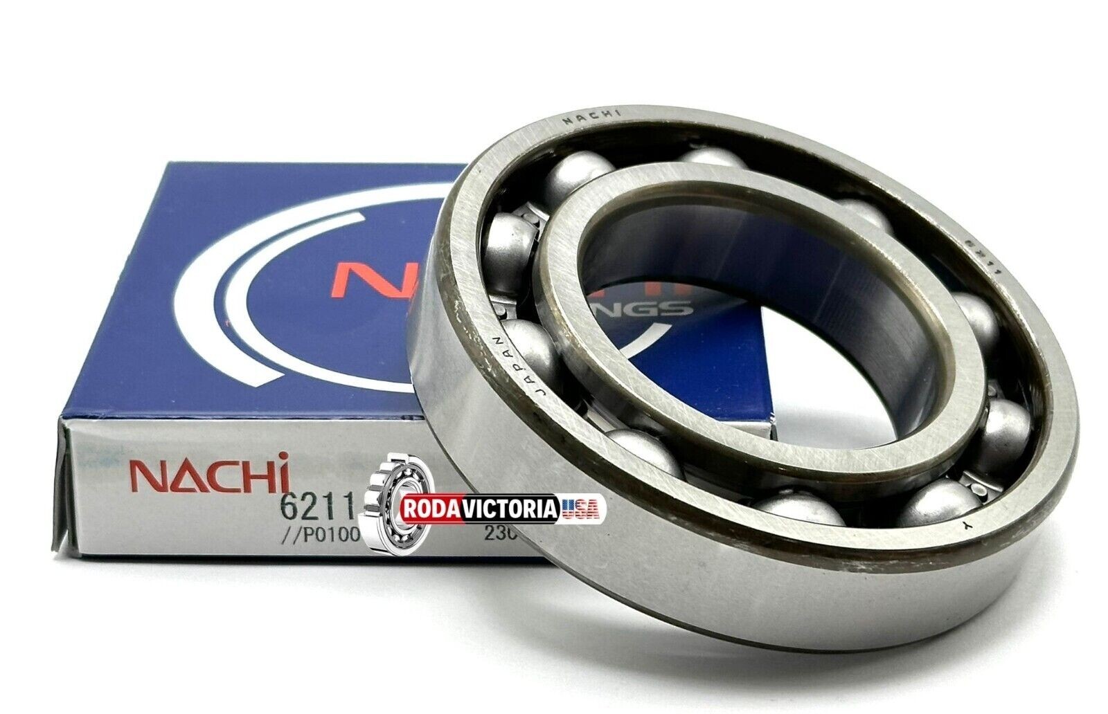 バレエ C NACHI JAPAN 6211 C3 DEEP GROOVE BALL BEARING, OPEN TYPE, NO
