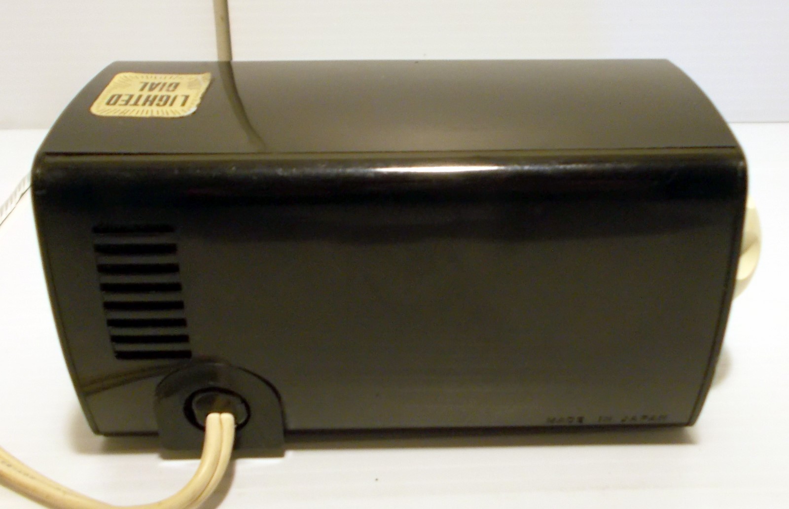 Vintage Collectible Sunbeam Clock With Lighted Dial