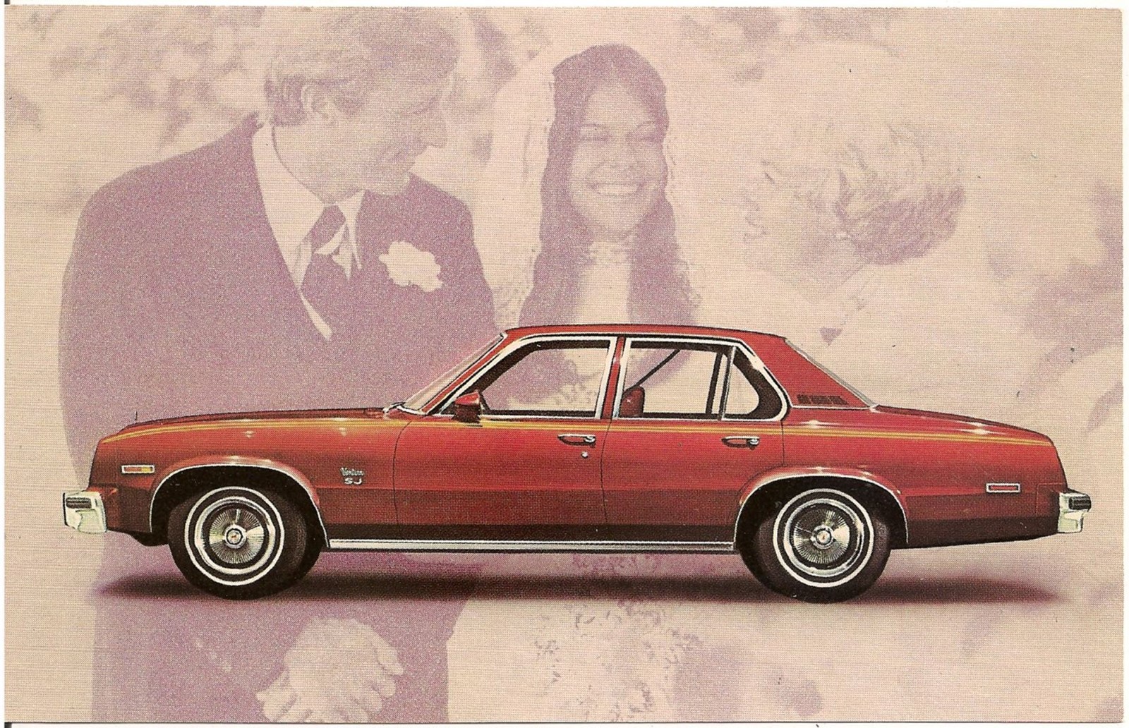 1976 Pontiac Ventura SJ 4-Door Sedan Automobile Advertising