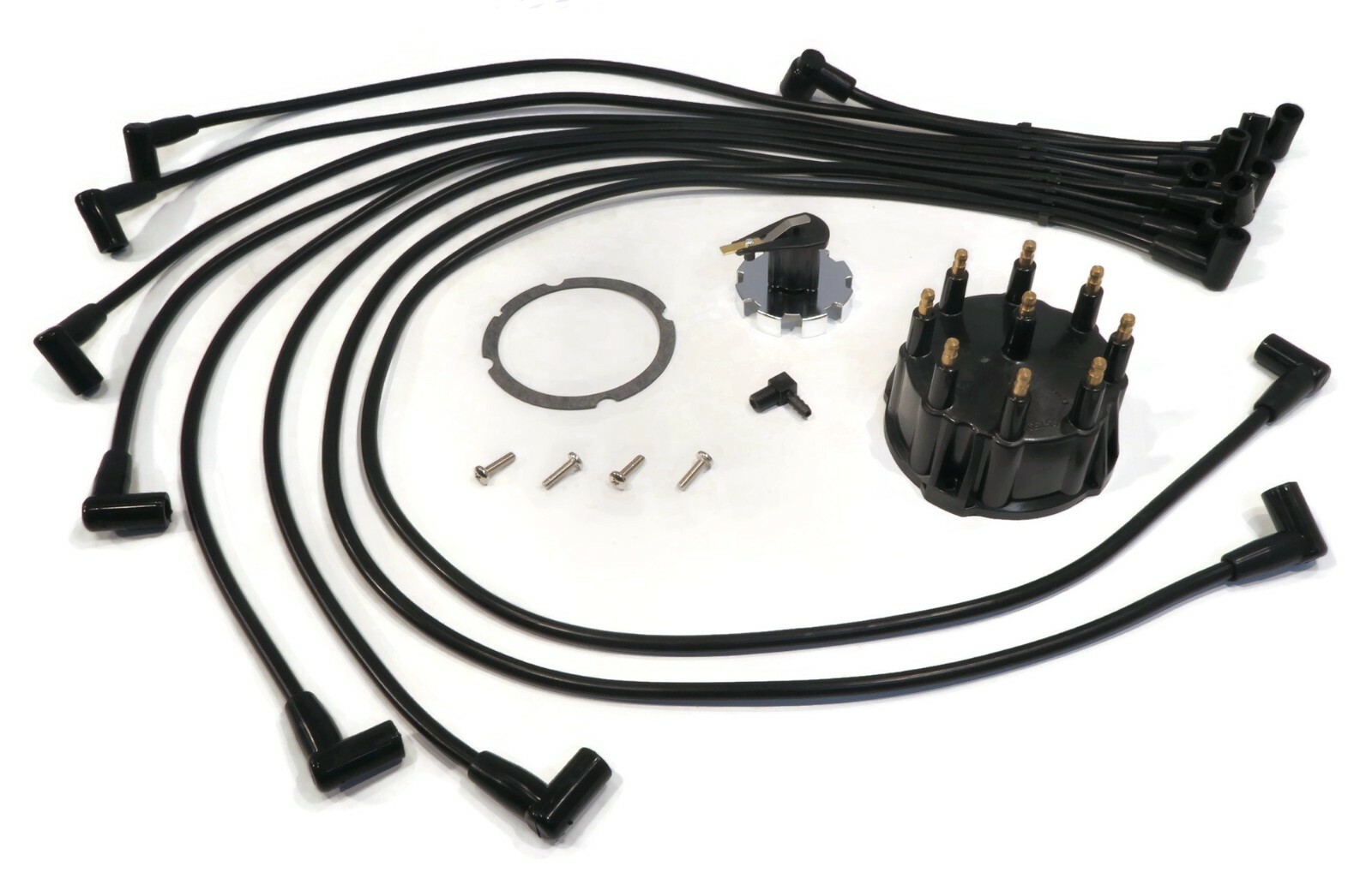 Distributor Cap, Spark Plug Wire Kit with Rotor for Mercury