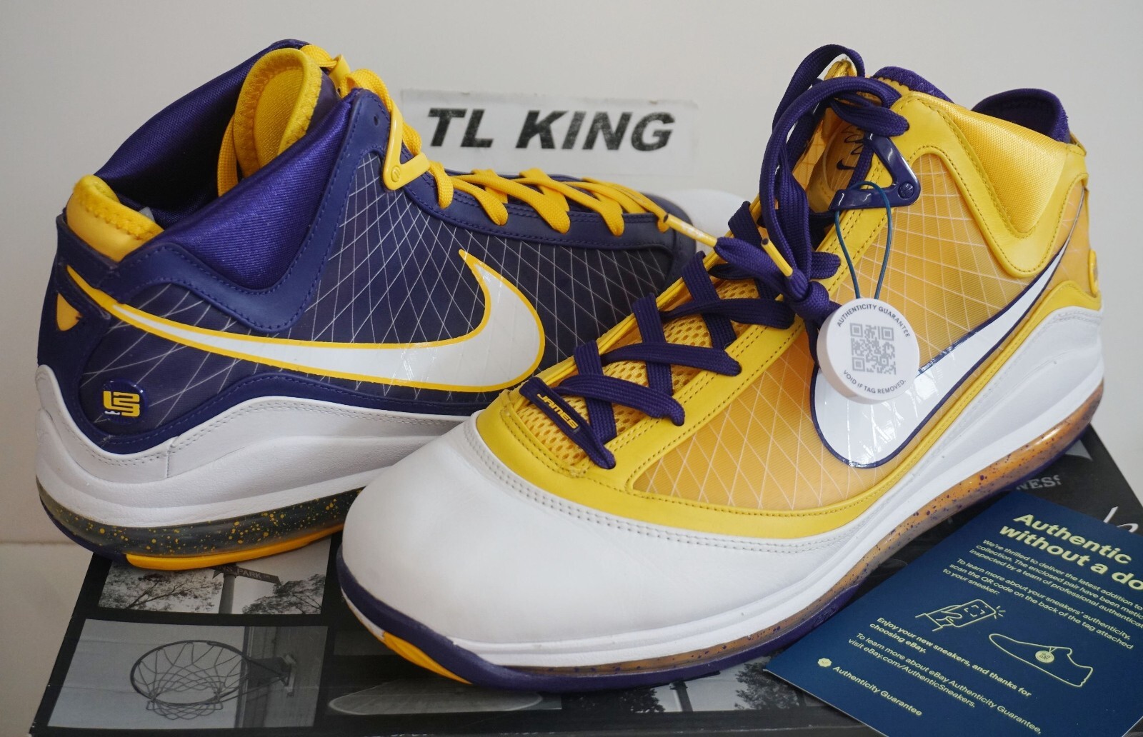 NIKE ナイキ LEBRON 7 QS \"LAKERS MEDIA DAY\" LeBron 7 QS 'Media Day' - Nike - CW2300 500 - court purple